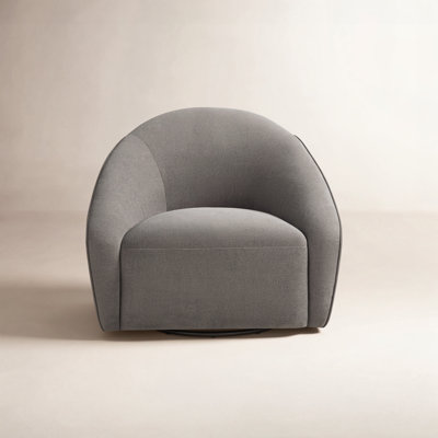 Miley Oversized Upholstered Swivel Accent Chair