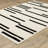 Colesen Staggered Stripes Beige/ Black Area Rug-116003368