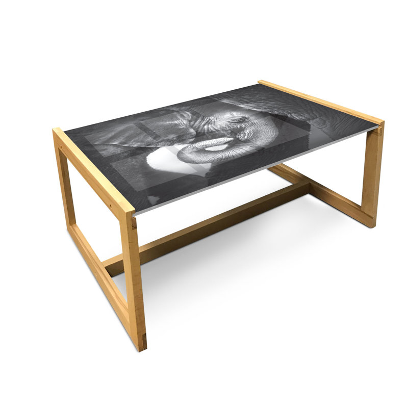 Jaber Sled Coffee Table, 40cm H x 91cm W x 62cm D