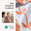 Ensemble de serviettes en jacquard teint en fil et en coton 6 pièces Modern fils modernes - 100% coton, à séchage rapide et bain absorbant-29476887