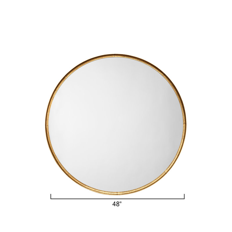 Refined Mirror, Large, Gold