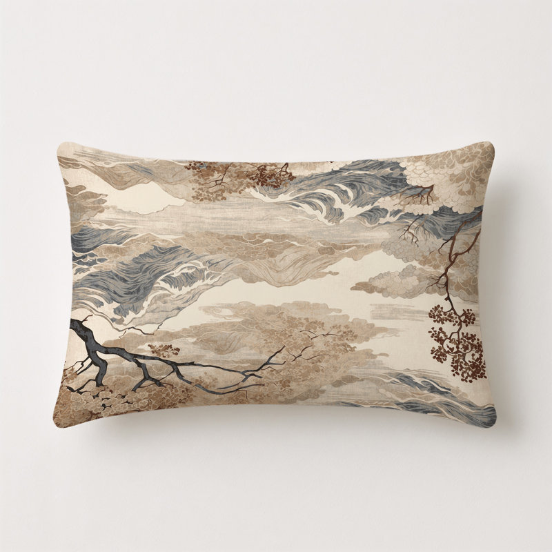 Flow Indoor And Outdoor Pillow, Rectangle 20"H x 14"W