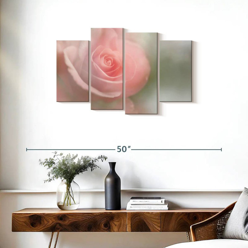 Rose tendre Harnek I, H 22 po x l 36 po
