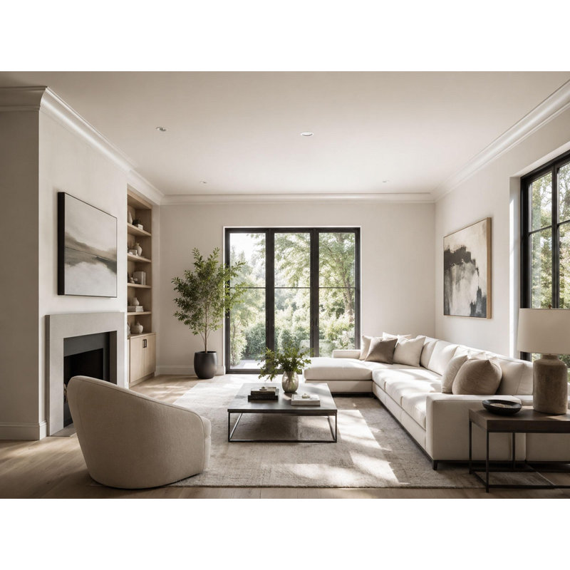 Base en plastique blanche en plastique de 3,75 po d'épaisseur x 3,75 po de largeur x 96 po de longueur