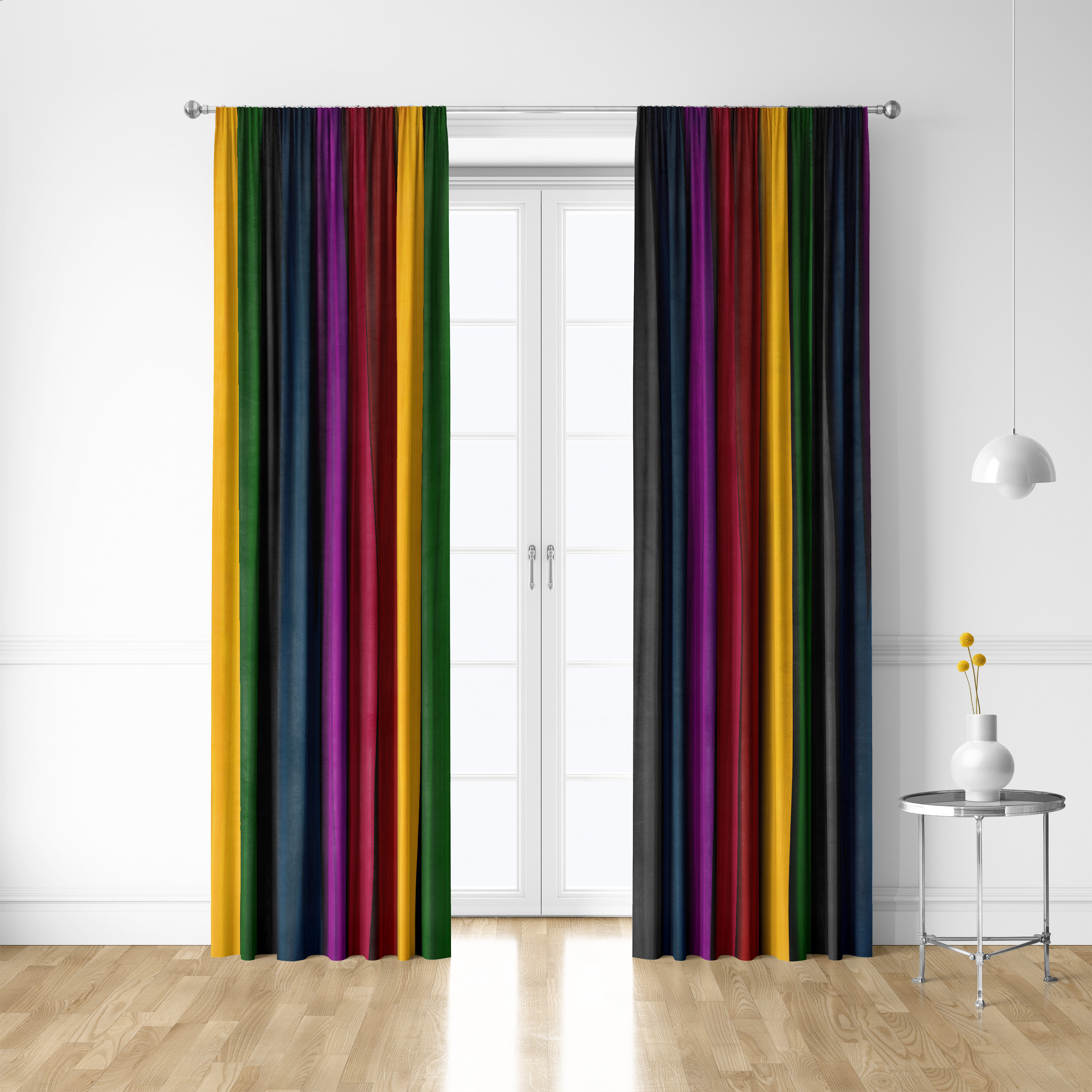 Folk N Funky Polyester Curtain | Wayfair