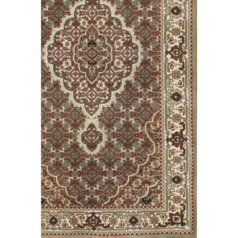 Lowney Cotton Oriental Area Rug in Brown