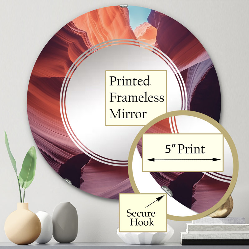 Miroir mural Marmie, 24 po x 24 po