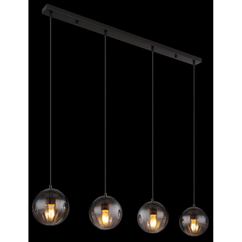 Nieuwstadt 4 - Light Matte Black Pendant