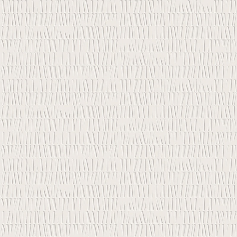 Solara 12" x 36" 3D Porcelain Wall Tile, Ivory Off-White