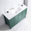Meuble-lavabo 48 po avec lavabo en céramique - Rangement abondant 4 portes à fermeture en douceur et 2 tiroirs en bois massif pour une apparence moderne fabriquée à partir d'une esthétique contemporaine-1624459975