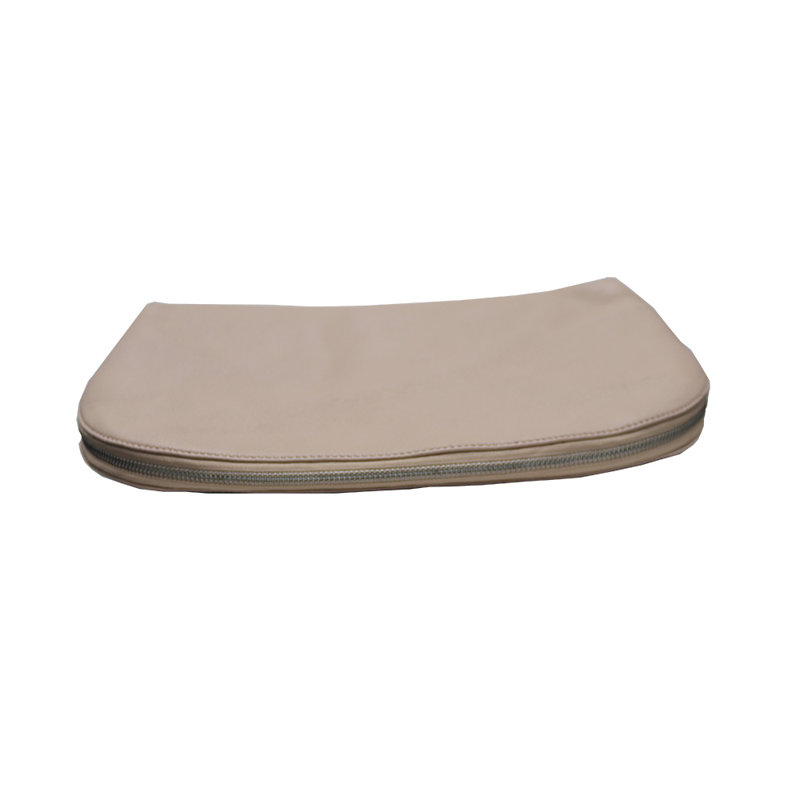 Leather Toiletry Bag- Light Pink