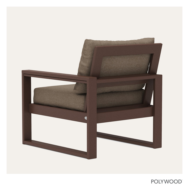 Méridienne d'extérieur POLYWOOD, Revolution® épicé brun, Acajou