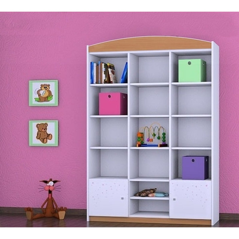 Waylon 183cm H X 132cm W Kids Cube, Natural