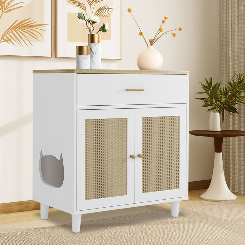 Wood Litter Box Enclosure