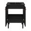 Meuble-lavabo autoportant 24 po en chêne noir avec comptoir noir Bron-1297304481-1297304505-1297304509
