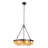 6-Light Hanging Pendant Light Modern Crystal Chandelier