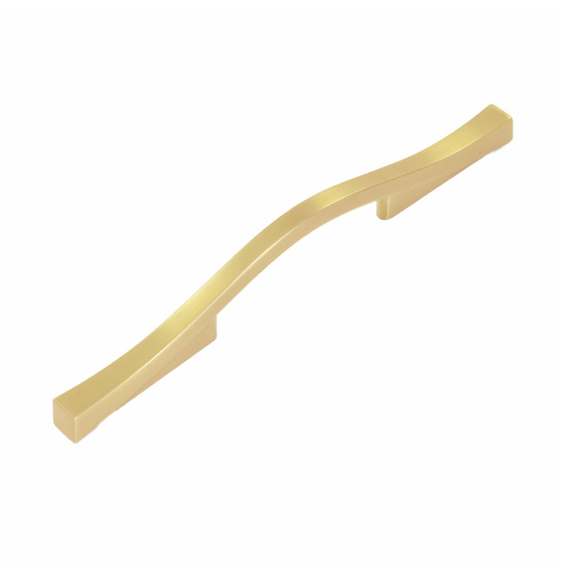 Emerge Bar / Handle Pull, Brushed Golden Brass