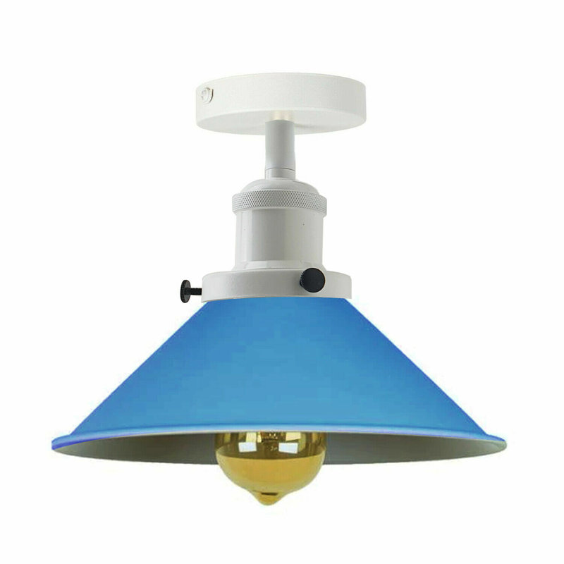 Semi Flush Mount, Blue
