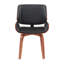 Ensemble de chaises de salle à manger pivotantes de style Mid-Century moderne, revêtement en cuir PU ergonomique pour la cuisine et le bureau-121054440-121054438