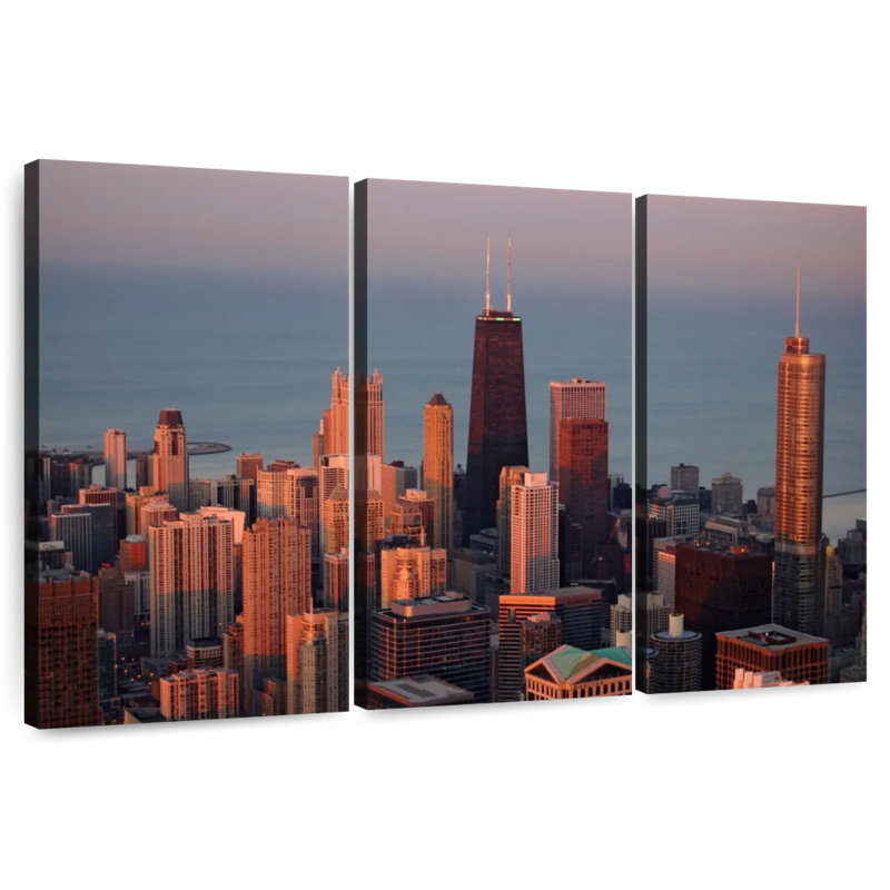 Sirci Chicago Sunset Glow, H 48 po x l 74 po