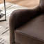 Fauteuil d'appoint rembourré à dossier haut en polyuréthane l 28 po