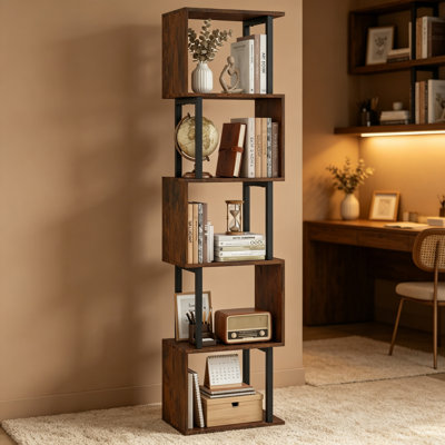 147cm H x 38cm W Metal Bookcase