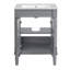 Meuble-lavabo de salle de bain avec lavabo supérieur, armoire de rangement moderne avec lavabo simple