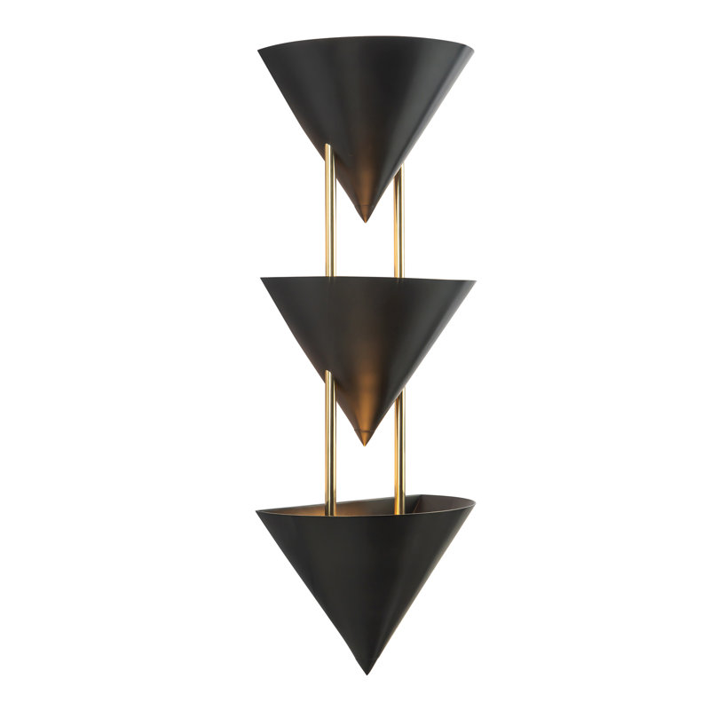 Versus 28-in Brass Wall Sconce, Oil Rubbed Bronze
