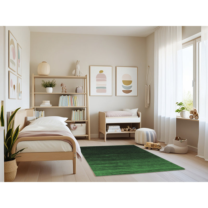 Washable Abstract Indoor Rug, Rectangle 3' x 5'