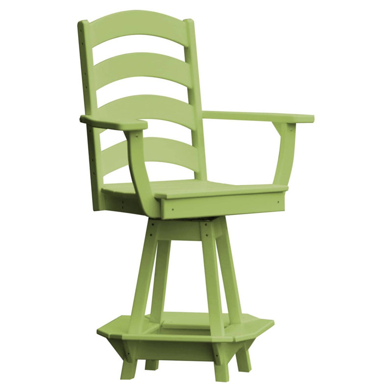 Chaise Keystone Amish Co. Josie Ladderback, Lime tropicale