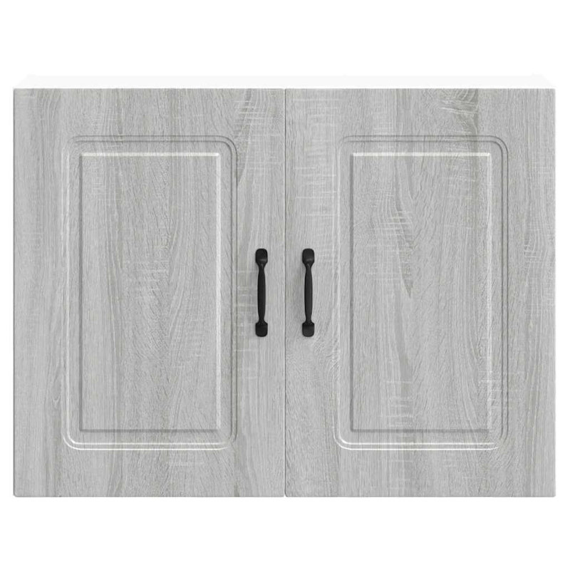 Kitchen Wall Cabinet Kalmar Engineered Wood, Grey Sonoma, 60cm H x 80cm W x 31cm D