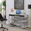 Bureau d'écriture avec tablettes sans outils Edwin-25903035