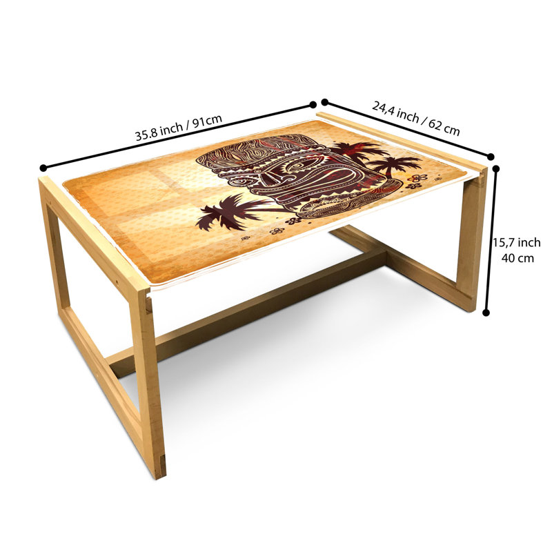 Jailyne Sled Coffee Table, 90cm H x 62cm W x 40cm D