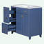 Armoire de salle de bain de style transitionnel avec lavabo en résine-1019159707