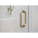 Illume 60 in. x 35 in. x 78 in. 90-degree Fully Frameless Wall Hinged Glass Shower Enclosure