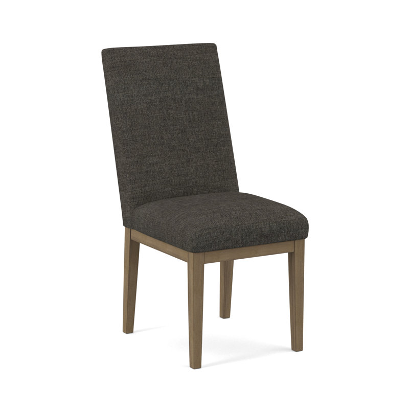 Upholstered Dining Chair, Rumor Bliss, Weathered Gray