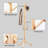 Freestanding Solid Wood Coat Rack With 8 Hooks And 3 Adjustable Size ,For Hats, Bags, Purses, Entryway, Hallway-129884006