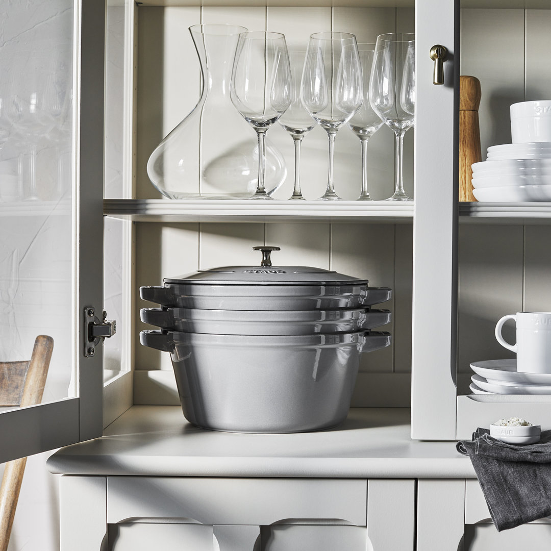 La Cocotte Stackable Set Large, Cast Iron