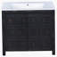 Armoire de salle de bain 36 "Retro Espresso