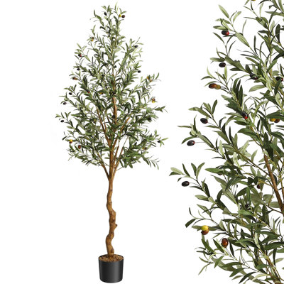Olive artificielle en fausse soie