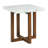 2PC Occasional Marble Table Set In White