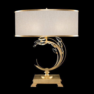 Crystal Metal Table Lamp