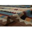 Tapis turc géométrique Kilim 5 x 12