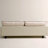 Light Retro Fabric Straight Sofa