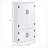 Kitchen Pantry Cabinet, HOMCOM 48.5" Farmhouse White Storage Cupboard | MDF | Floor Organizer