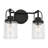 Amiliano Bathroom Bedroom Wall Fixture With Clear Shade-112737952-112737953-112737955