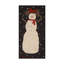 «Short Snowman With Cardinal», reproduction de peinture acrylique sur toile tendue-27490244