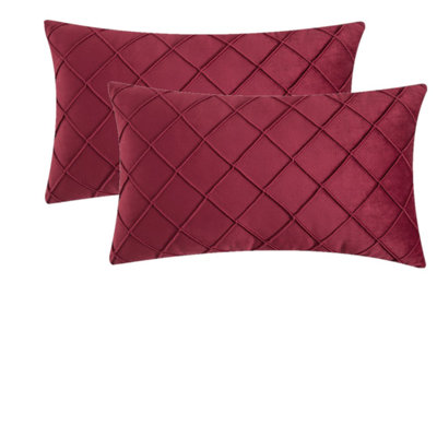 Coussins décoratifs en velours, sans insertions