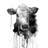 Jersey Cow Print On Canvas