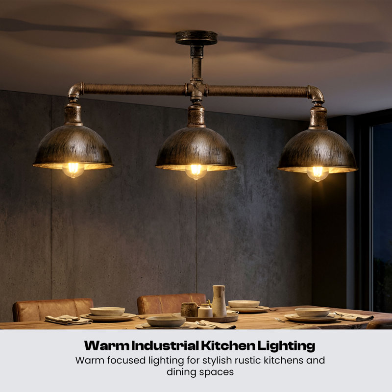 Cassano 3 - Light Pendant, Brushed Copper